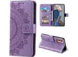 Custodia Per Samsung Galaxy A54 5G Custodia Del Telefono Cellulare Flip Case Cover Borsa Caso Mandala