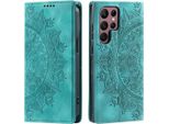 Custodia Per Samsung Galaxy S24 Ultra Custodia Del Telefono Cellulare Flip Case Cover Bag Mandala