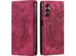 Custodia Per Samsung Galaxy S24+ Custodia Del Telefono Cellulare Flip Case Cover Bag Case Mandala