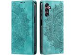 Custodia Per Samsung Galaxy S24+ Custodia Del Telefono Cellulare Flip Case Cover Bag Case Mandala