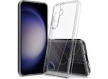 Custodia Per Samsung Galaxy S24+ Custodia Per Telefono Cellulare Hybrid Silicone Bumper Cover Clear
