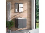 Vicco Specchio Per Il Bagno Izan, 60 X 62 Cm, Grigio