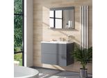 Vicco Specchio Da Bagno Izan, 80.1 X 62 Cm, Grigio