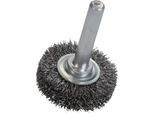 Spazzola Rotonda In Filo D'acciaio Norton Con Albero Di Serraggio Da 6 Mm, Acciaio, Ø Esterno