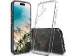 Custodia Per Apple Iphone 16 Custodia Del Telefono Cellulare Hybrid Silicone Bumper Cover Clear