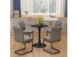 Vicco Tavolo Da Pranzo Carl, 60 X 60 Cm, Nero