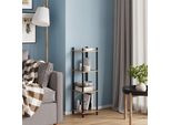 Vicco Libreria Bivio, 30 X 102.5 Cm 4 Ripiani, Quercia Dorata/Antracite