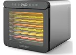 Essiccatore Per Alimenti, 600 W, 7 Vassoi In Acciaio Inox, Timer 24 Ore