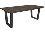 Tavolo Da Pranzo, 194X90X74 Cm, Per 10 Persone, Tavolo Cucina, Rovere Scuro