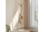 Appendiabiti Con Portaombrelli, 16 Ganci, Base In Marmo