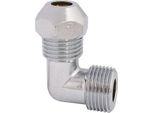 Js Winkel M. 1 Quetschverschraub. Dn10,1/2"X1/2""X10Mm,Verchromt"