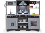 Cucina Giocattolo In Legno Per Bambini Con Luci E Suoni, Marrone