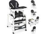 Seggiolone Convertibile 3 In 1 Per Bambini - Nero