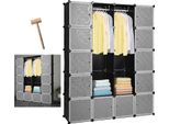 Yakimz Sistema Di Scaffalatura Armadio Fai Da Te Plug-In Armadio 20 Scatole/Decoro Stampato