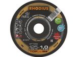 Disco Da Taglio Per Metallo Rhodius XT100 | Ø125 Mm - 1 Mm - 22,23 Mm | Diritto