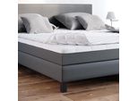Vitalispa СOprimaterasso , 90 X 200 Cm Lavabile Fino A 60°C Adatto All'asciugatrice, Bianco
