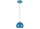 Lampada A Sospensione Blu Lucido Con 1 Sorgente Luminosa