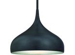 Lampada A Sospensione Rudi Gun Metal / Silver Con 1 Sorgente Luminosa