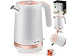 Bollitore Elettrico 1,7 L Berdsen BD-705 Bianco-Rame