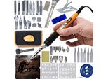 Set 11In1 Rosfix Arancione Set Di Saldatura Rottweiler Con Display Lcd + 30 Pezzi Di Legno + Organizzatore Rosfix 265X140X50Mm
