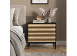 Vicco Comodino Eliza, Set Di 2, Rovere Artigianale/Antracite