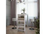 Vicco Tavolo Bar Con Sgabelli Repose, 45 X 110 Cm Con 2 Sgabelli Da Bar, Bianco