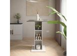 Vicco Tavolo Da Bar Repose, 75 X 75 Cm, Antracite/Bianco