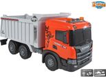 Autocarro Ribaltabile Giocattolo Scania Rosso Con Luci E Suoni
