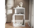 Vicco Comodino Camera Da Letto Elios, 40 X 65.3 Cm, Bianco