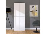 Vicco Armadio Claus, 74 X 191.5 Cm Con 4 Porte, Bianco