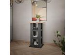 Vicco Tavolo Da Bar Repose, 65 X 65 Cm, Quercia Dorata/Antracite