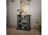 Vicco Tavolo Da Bar Repose, 110 X 65 Cm, Quercia Dorata/Antracite