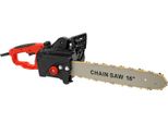 Motosega Elettrica - 2000 W - Lama Da 40 Cm - Velocità Catena 650 M/Min - Lubrificazione Automatica Della Catena - Per Tagliare Il Legno - Rosso