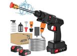 Pistola Per Autolavaggio, Idropulitrice, Design Leggero, 2 Batterie, Funzionamento A Batteria, 2 Batterie, Funzionamento A Batteria
