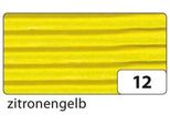 Folia 741012 Cartone Ondulato - 50 X 70 Cm, Giallo Limone