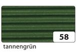 Folia 741058 Cartone Ondulato - 50 X 70 Cm, Verde Pino