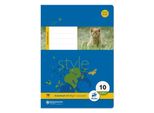 Staufen® Style 040516010 Heft LIN10 - A5, 16 Blatt, 80 G/Qm, Kariert Mit Rand