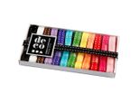 Creativ Company Lint Collection Colour Stripes, 13 Pezzi.