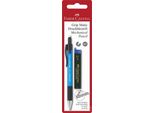 FABER-CASTELL 132797 Matita Meccanica GRIP-MATIC - 0,7 Mm, B, Blu, 12 Mina In Blister