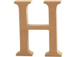 Creativ Company Lettera H Mdf 13CM, 1.