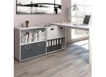 Vicco Scrivania Angolare Flexplus, 137 X 60 Cm, Bianco