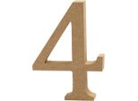 Creativ Company Numero 4 Mdf 8 Cm, 1.