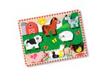 Puzzle Animali Della Fattoria 8 Pezzi.