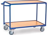 Carrello Da Tavolo Leggero Con 2 Ripiani Maniglia Orizzontale Lxl 1000 X 600 Mm
