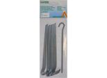 Campking 10X Penna Smerigliata In Alluminio Aperta 24Cm
