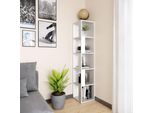 Vicco Scaffale Angolare Lio, 33.3 X 162.2 Cm, Bianco