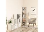 Vicco Scaffale Angolare Amina, 45 X 180.1 Cm, Bianco