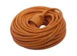 Extension Cable - Chacon - HO5VVF - 3 X 1.5Mm2 - 25 M - Orange (Fr)