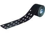 Cure Tape Punch, Nastro Kinesiologico, Nastro Sportivo, 5 M X 5 Cm, Impermeabile, Nero