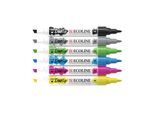 Royal Talens Talens Ecoline Duotip Marker Set Basic 6 Pezzi
